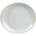 Terra Stoneware Rustic White Oval Plate 29.5 x 26cm