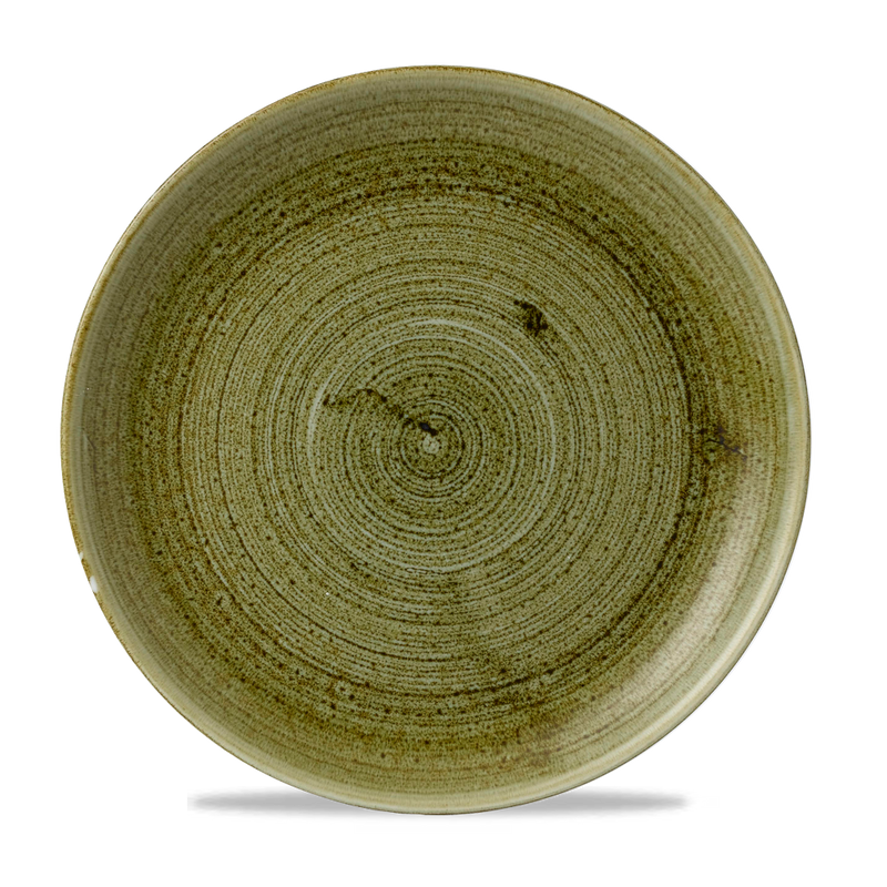 Stonecast Plume Green Evolve Coupe Plate 10.25" Box 12