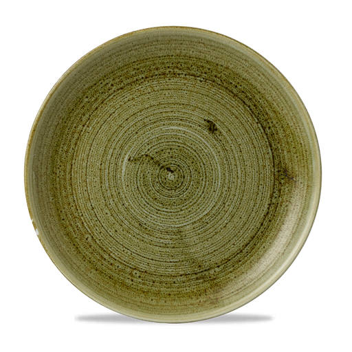 Stonecast Plume Green Evolve Coupe Plate 10.25" Box 12