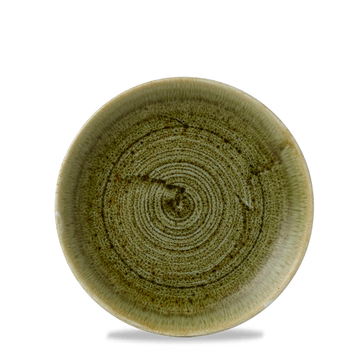 Stonecast Plume Green Evolve Coupe Plate 6.5" Box 12