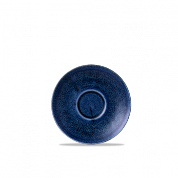 Stonecast Plume Ultramarine  Espresso Saucer 4.5" Box 12