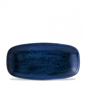 Stonecast Plume Ultramarine  Chefs Oblong Plate 11 3/4X6" Box 12