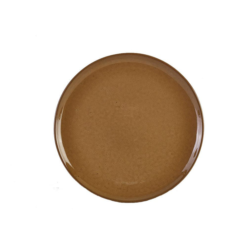 Terra Stoneware Rustic Brown Pizza Plate 33.5cm