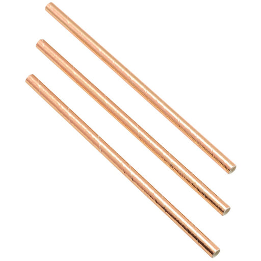 Paper Straws Copper 14cm (500pcs)