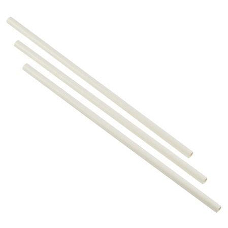 Paper Straws White 14cm (500pcs)