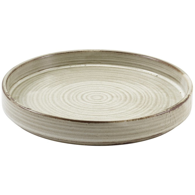 Terra Porcelain Grey Presentation Plate 21cm