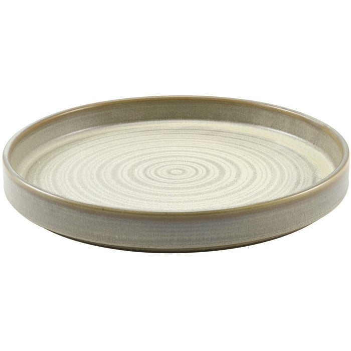 Terra Porcelain Matt Grey Presentation Plate 26cm