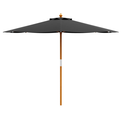 A robust and stylish parasol Manufactured from UV resistant and water resistant high quality polyester          Extremely easy to set up and dismantle for easy storage