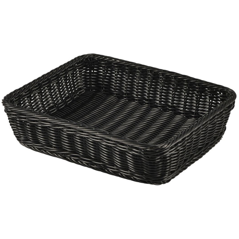 Polywicker Display Basket GN 1/2 Black