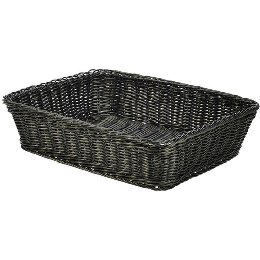 Polywicker Display Basket Black 36.5 x 29 x 9cm