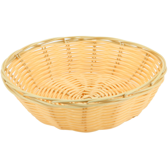 Round Polywicker Basket 7"Dia X 2" Deep