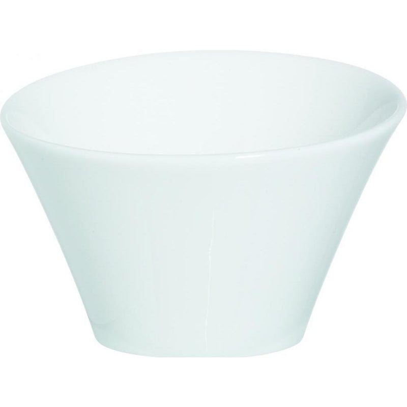Arcoroc Appetizer Porcelain Dishes Oval Deep Bowl (10cm) (4") (Pack of 24)