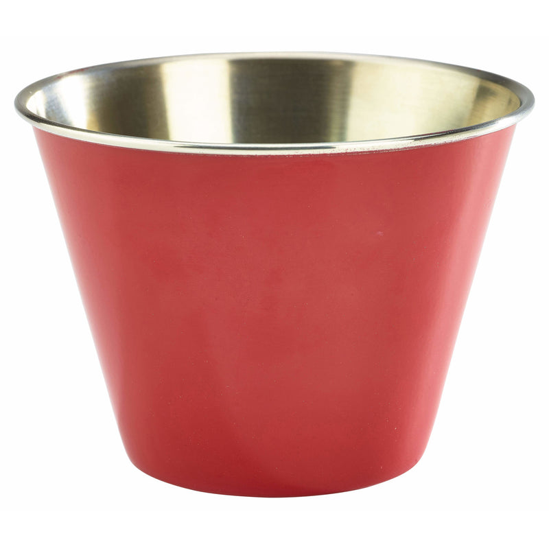 Red Stainless Steel Ramekin 34cl/12oz
