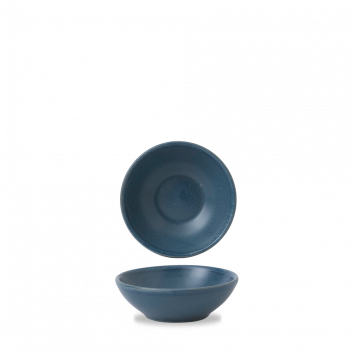 Oslo Blue  Contour Shallow Bowl 6Oz Box 12