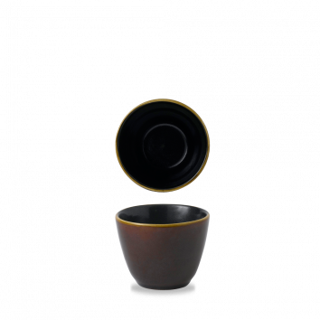 Cinnamon Brown Two Tone  Contour Chip Mug 10Oz Box 12