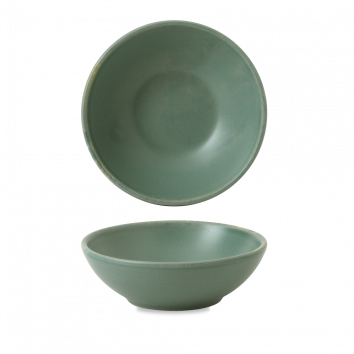 Andorra Green  Contour Shallow Bowl 6Oz Box 12