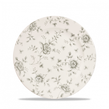 Rose Chintz Grey Profile Plate 12" Box 6