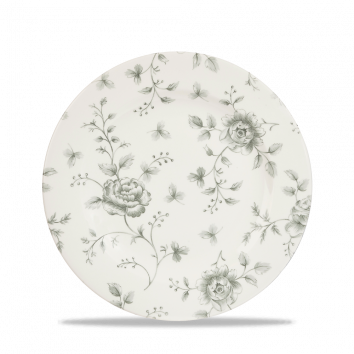 Rose Chintz Grey Profile Plate 8 1/4" Box 6
