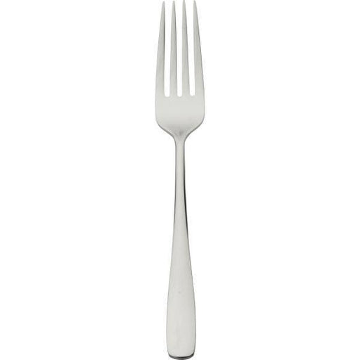 The Elia Revenue Dessert Fork is finished in 18/10 Stainless Steel with rolled edges and proportioned forms.