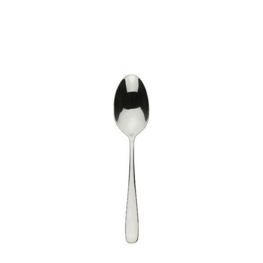 The Elia Revenue Teaspoon is finished in 18/10 Stainless Steel with rolled edges and proportioned forms.