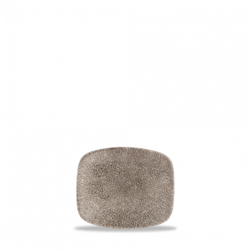 Raku Quartz Black Oblong Chefs Plate 6 X 5" Box 12