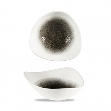 Raku Quartz Black Lotus Bowl 7" Box 12