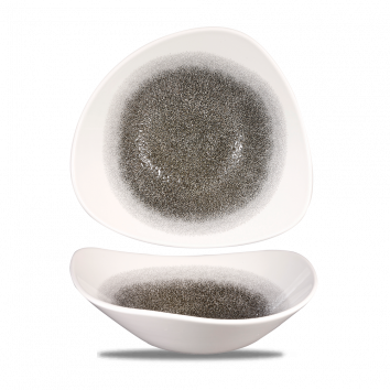 Raku Quartz Black Lotus Bowl 9" Box 12
