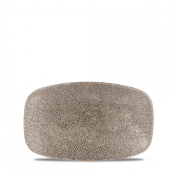 Raku Quartz Black Oblong Chefs Plate 7 4/5 X  4 3/4" Box 12