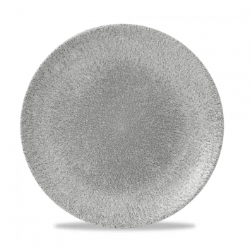 Raku Jasper Grey Evolve Coupe Plate 10.25" Box 12