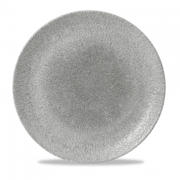 Raku Jasper Grey Evolve Coupe Plate 11.25" Box 12