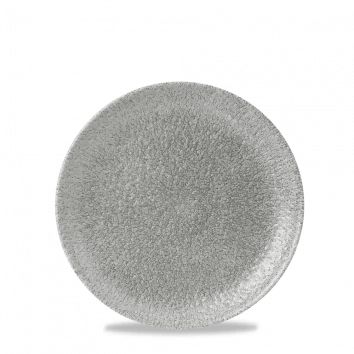 Raku Jasper Grey Evolve Coupe Plate 6.5" Box 12