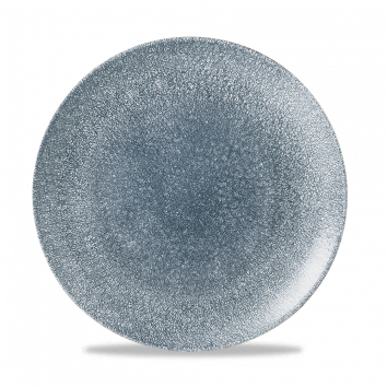 Raku Topaz Blue Evolve Coupe Plate 10.25" Box 12