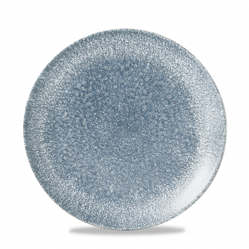 Raku Topaz Blue Evolve Coupe Plate 8.67" Box 12