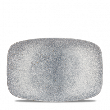 Raku Topaz Blue Oblong Chefs Plate 12 X 7 4/5" Box 6