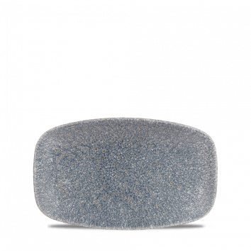 Raku Topaz Blue Oblong Chefs Plate 7 4/5 X  4 3/4" Box 12