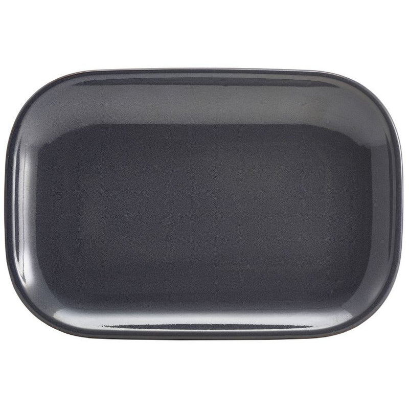 Terra Stoneware Rustic Blue Rectangular Plate 29 x 19.5cm