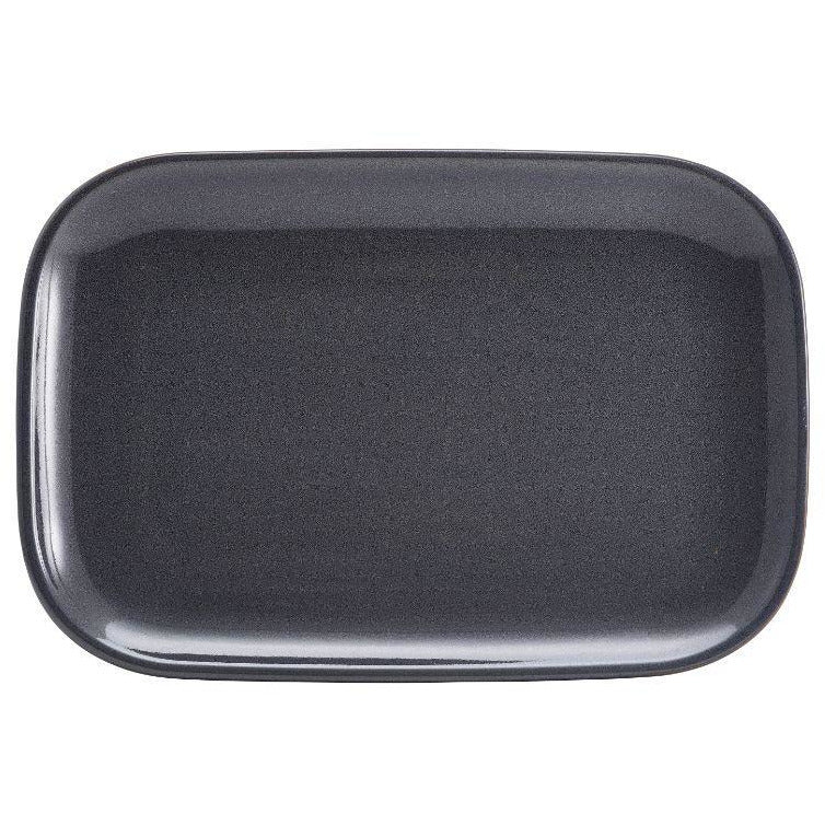 Terra Stoneware Rustic Blue Rectangular Plate 34.5 x 23.5cm