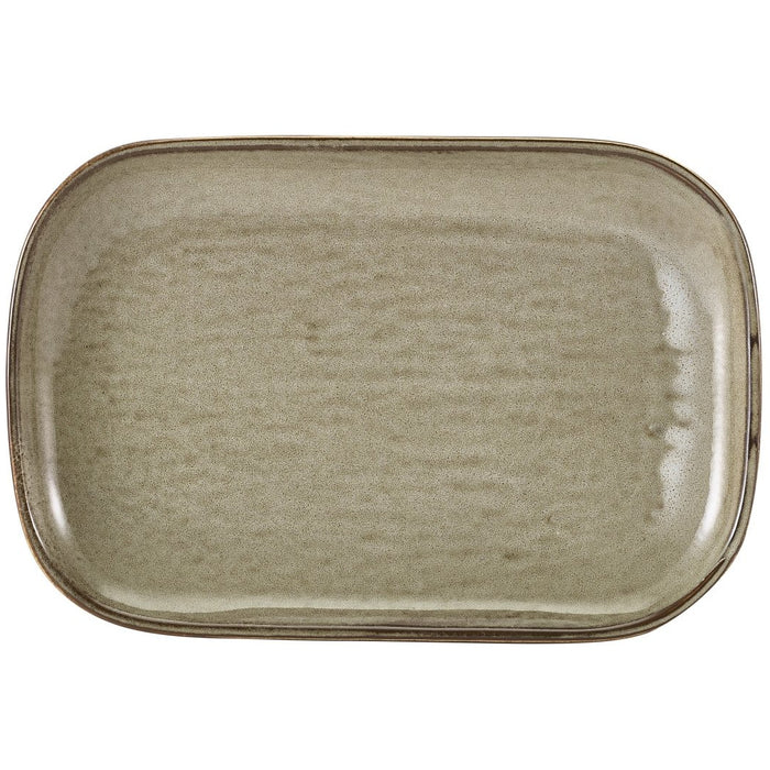 Terra Porcelain Grey Rectangular Plate 29 x 19.5cm