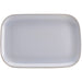 Terra Stoneware Rustic White Rectangular Plate 34.5 x 23.5cm