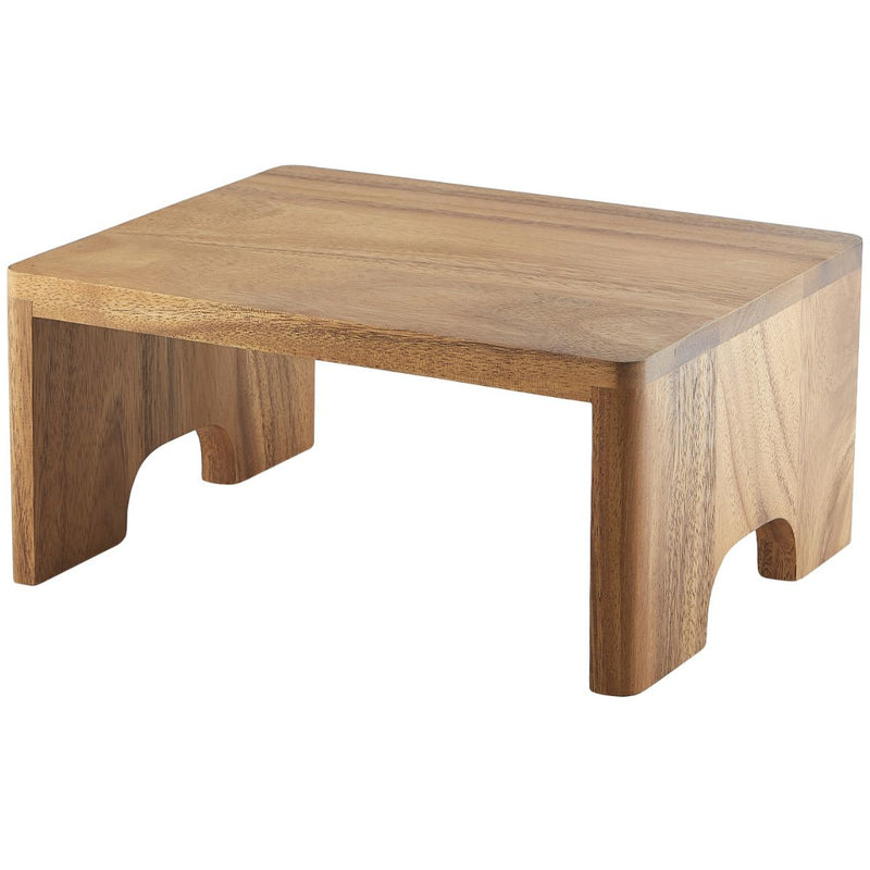 Acacia Wood GN Buffet Riser GN 1/4 10cm (H)
