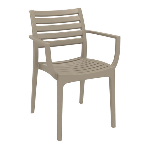 Stacking arm chair
Polypropylene, glass fibre reinforced stacking arm chair. Strong and stable. Ideal for outdoor use may also be used indoors if required