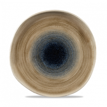 Stonecast Aqueous Bayou Round Trace Plate 10 3/8" Box 12