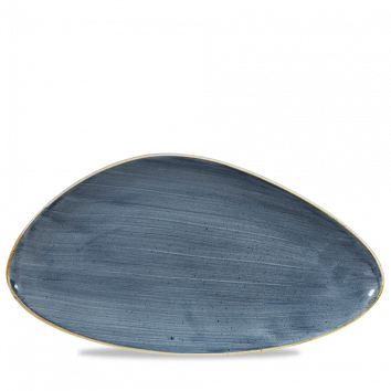 Stonecast Blueberry Triangle Chefs Plate 13 3/4"X7 3/8" Box 6