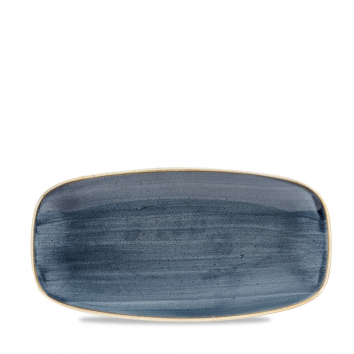 Stonecast Blueberry  Chefs Oblong Plate 11 3/4X6" Box 12