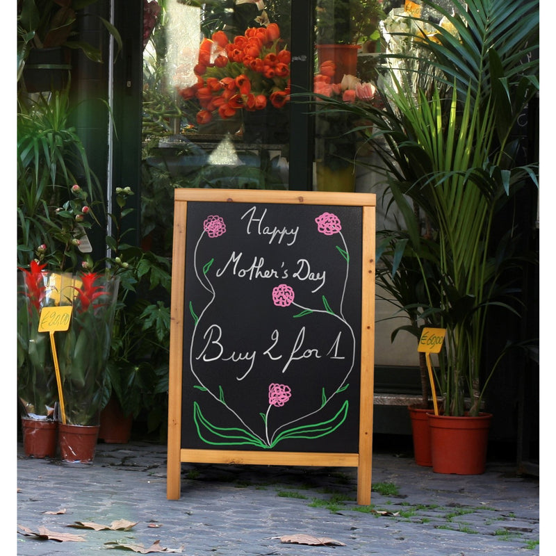 Duplo A-Board 55X85cm Teak