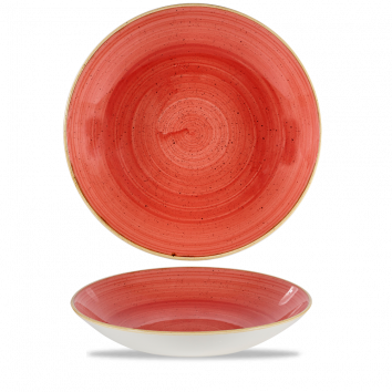 Stonecast Berry Red Coupe Large Bowl 12" Box 6