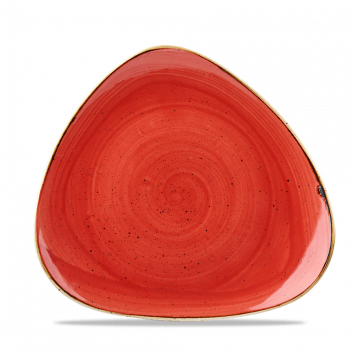Stonecast Berry Red Lotus Plate 9" Box 12