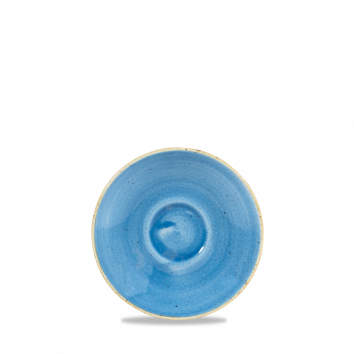 Stonecast Cornflower Blue  Espresso Saucer 4.5" Box 12