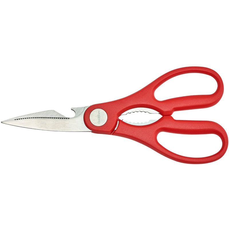 Stainless Steel Kitchen Scissors 8" Red