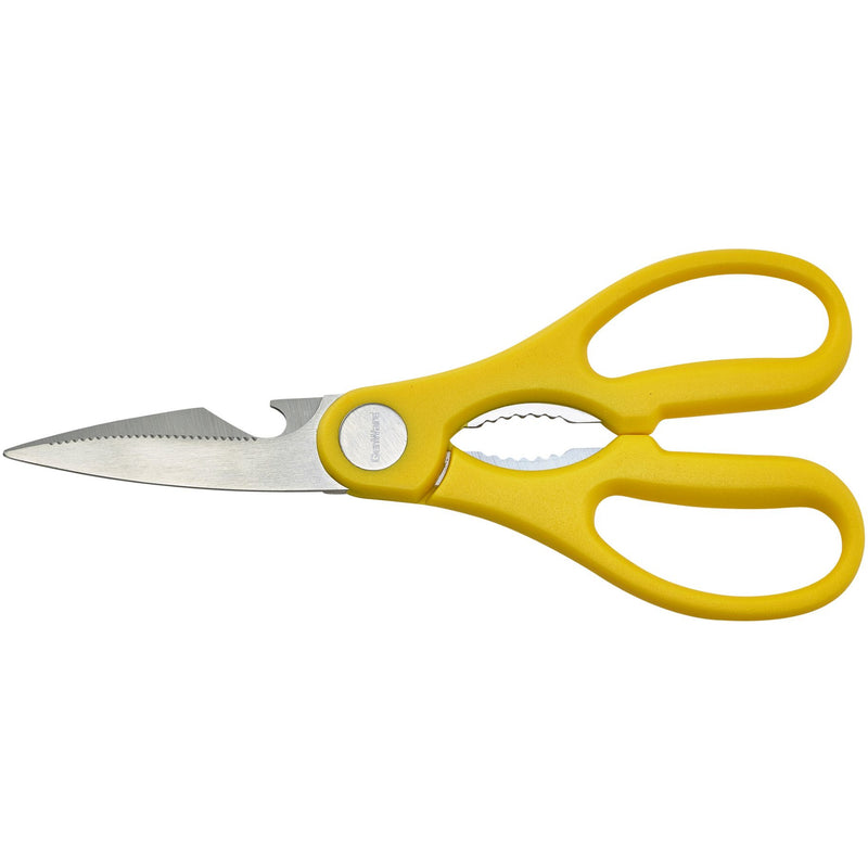 Stainless Steel Kitchen Scissors 8" Yellow